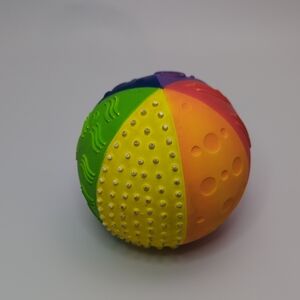 Caaocho Textured Rubber Ball - Multicolor